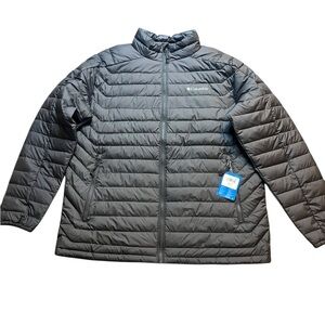 Columbia White Out Men’s 2X Jacket with Omni-Heat Thermal Reflective Lining Gray